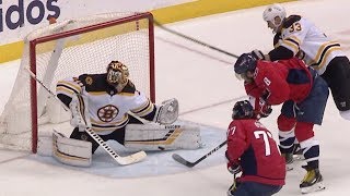 Tuukka Rask shines with 24save shutout to set Bruins wins record [upl. by Sacrod]