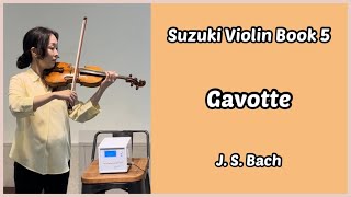 Bach Gavotte l 바흐 가보트 l Suzuki Violin Book 5 l 스즈키 바이올린 5권 [upl. by Slifka956]