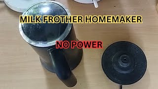 MILK FROTHER HOMEMAKER NO POWER [upl. by Nanine]