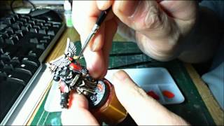 How to 13  Wet blending with drying retarder Vallejo vs Reaper [upl. by Yllek955]