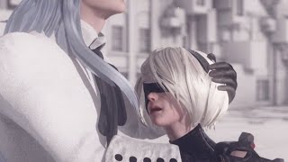 NieR Automata  Playthrough 22  The Copied CIty [upl. by Anaili]