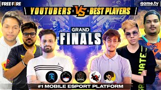 The Grand FInale  Youtubers vs Best Players  Garena Free Fire totalgaming gyangaming [upl. by Rehpotsirc]