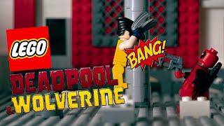 Deadpool VS Wolverine in LEGO [upl. by Keryt139]