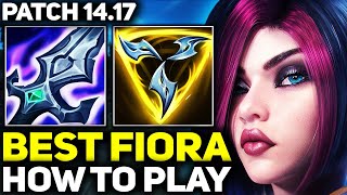 RANK 1 BEST FIORA  LEARN HOW TO PLAY FIORA LIKE A PRO  PATCH 1417 League of Legends [upl. by Jeavons]