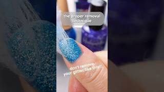 How to remove glitter polish ✨nailpolish glitternails [upl. by Gaither]