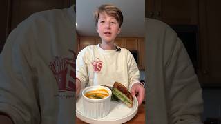 Pesto Grilled Cheese amp Tomato Soup shorts [upl. by Yoho942]