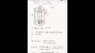 Vidéo de correction dun exercice délectrostatique  condensateur cylindrique [upl. by Annaierb310]