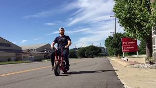 212cc Predator Doodlebug Mini Bike Flyby FOR SALE [upl. by Nnahgem]