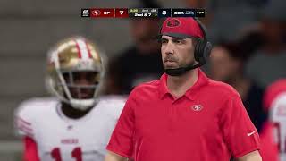 Madden NFL 25 CPU vs CPU Weekly Sim Gameplay 49ers vs Seahawks Week 6 [upl. by Armand]