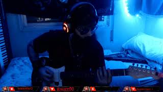 SlipknotEyelessintro cover live on wwwtwitchtvCheviJdn [upl. by Harutak]