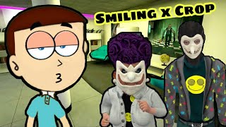 Smiling  X Corp  Escape From The Horror Studio  Shiva and Kanzo Gameplay [upl. by Sullecram123]