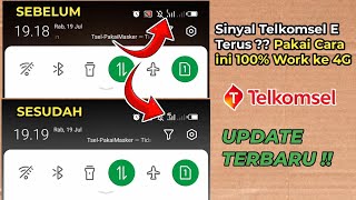 Cara Mengubah Sinyal E Menjadi 4G di Kartu Telkomsel [upl. by Delp]