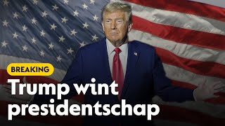 Kijk terug  Trump wint Amerikaanse verkiezingen wordt de 47e president van de VS [upl. by Kendyl]