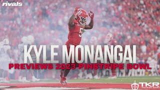 Kyle Monangai talks plans to return previews PinstripeBowl  Rutgers Scarlet Knights Football [upl. by Sura]