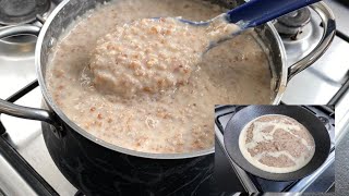 How To Make Ghanaian Wheat Porridge Creamiest wheat porridgeMasofs kitchen [upl. by Urina236]