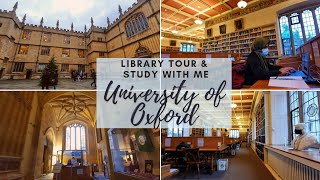 Historic Oxford Bodleian Library Study With Me  Oxford University Library Tour [upl. by Nomad55]