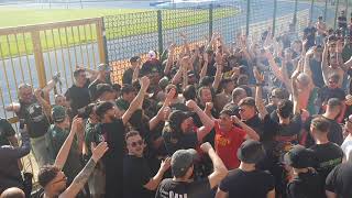 Spettacolare coro dei tifosi dellAvellino e del Messina ad Agropoli11 minuti di sincera Fratellanza [upl. by Attenyt435]