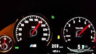 F80 BMW M3 0250 155mph Acceleration Launch Control [upl. by Dahraf]