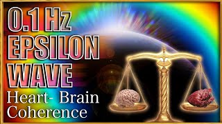 PURE 01 Hz EPSILON WAVE  174 Hz  Heart Brain Coherence Meditation  01 Hz Delta Frequency 🫀🧠 [upl. by Negroj609]