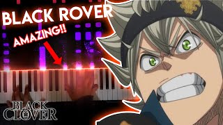 Black Rover  Black Clover OP 3  Vickeblanka piano [upl. by Hara401]