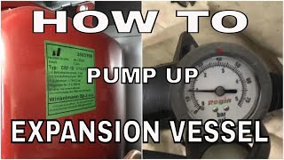 How To Recharge and Check an Expansion Vessel  Combi Boiler  Plumbing [upl. by Granger]