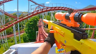 Nerf War  Amusement Park Battle Collection Nerf First Person Shooter [upl. by Tedda]