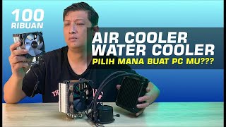 381 BEDA CPU Air Cooler VS AIO Water Cooler  TERBAIK MURAH DINGIN jonsbo cr1200 Cougar Forza 50 [upl. by Pastelki]