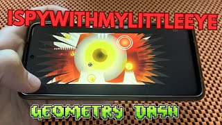 iSpyWithMyLittleEye 100 On Mobile HandCam  Geometry Dash [upl. by Rabassa]