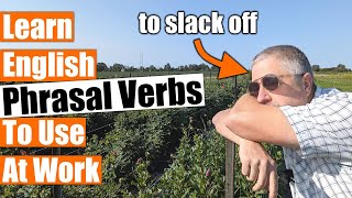 12 Phrasal Verbs You Can Use At Work An English Lesson [upl. by Herwick524]