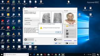 How to use NYSC biomertics client to capture thumb print and passport [upl. by Notse]