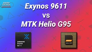 MTK HELIO G95 vs EXYNOS 9611  PUBG TEST  Antutu 8 Geekbench 5 Which one is Better Hindi [upl. by Idram]