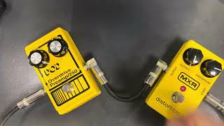 DOD 250 vs MXR DISTORTION [upl. by Ttenrag441]