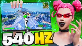 I Tried Fortnite On 540HZ For The FIRST TIME… [upl. by Satterlee370]