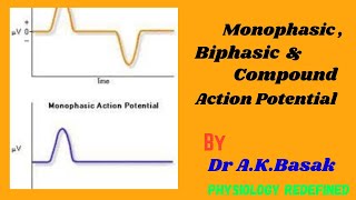 Monophasic Biphasic amp Compound Action Potential  For MBBS BDS and Allied Health Sciences [upl. by Ativahs806]