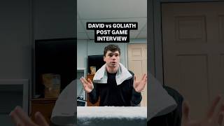 David after beating Goliath… God Bible christiancomedy comedy David Goliath skit trending [upl. by Mcfarland]