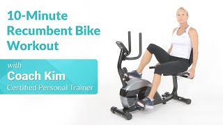 Quick 10Minute Recumbent Bike Workout [upl. by Elleneg]