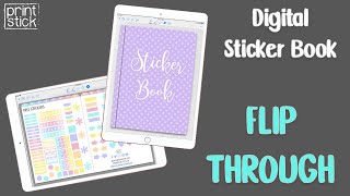 Digital Planner Sticker Album  Organize all your DigiStickers [upl. by Ardnaid]