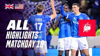 ALL HIGHLIGHTS MATCHDAY 18 👀⚽ Jupiler Pro League 2324 [upl. by Ecirehc]