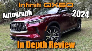 2024 Infiniti QX60 Autograph AWD Start Up Test Drive amp In Depth Review [upl. by Annaeoj]