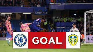 GOAL  Nicolas Jackson  Chelsea 11 Leeds United  Fifth Round  Emirates FA Cup 202324 [upl. by Ecinaej436]