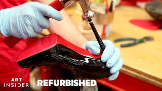 How 1000 Louboutins Are Professionally Restored  Refurbished [upl. by Susannah]