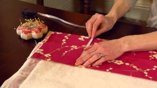 How to Make Thermally Lined Curtains  Part 3 of 5  National Trust [upl. by Hedveh]