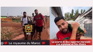 Débriefing CAN2023  geste incroyable de deux Marocains à un Orphelinat ivoirien  Détail [upl. by Irahs]