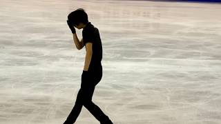 Yuzuru Hanyu GPF2014 practice FP 20141213 [upl. by Ayyidas]