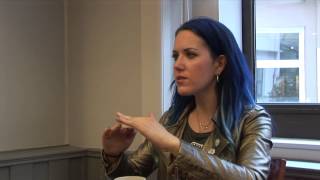 Arch Enemy France Interview Alissa WhiteGluz [upl. by Arjan]