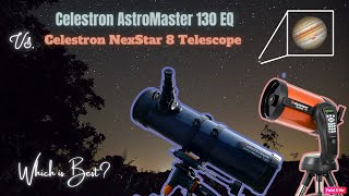 Celestron AstroMaster 130EQ vs NexStar 8 SE  Jupiter Observation  Budget vs Premium Comparison [upl. by Fosdick737]