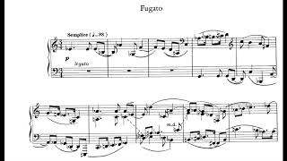 Vivian Fine  Sinfonia e Fugato for Piano 1952 ScoreVideo [upl. by Eleonora]