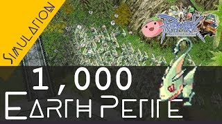 Ragnarok Online Simulation 1000 EARTH PETITE Farming zeny [upl. by Neerod915]