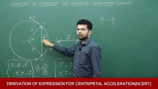 Derivation of expression for Centripetal acceleration NCERT by Sharath Gore [upl. by Jerrol998]