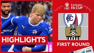 Chesterfield FC vs Notts County  FA Cup Round One Highlights FC25 [upl. by Inal]